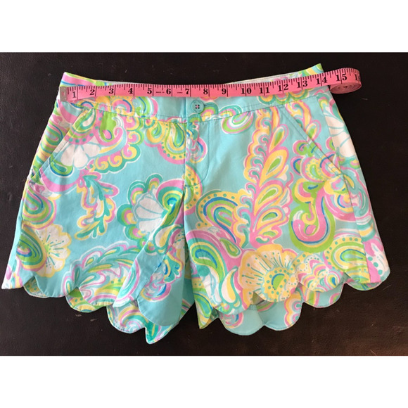 Lilly Pulitzer Shorely Blue Double Trouble Buttercup Shorts - Picture 7 of 12